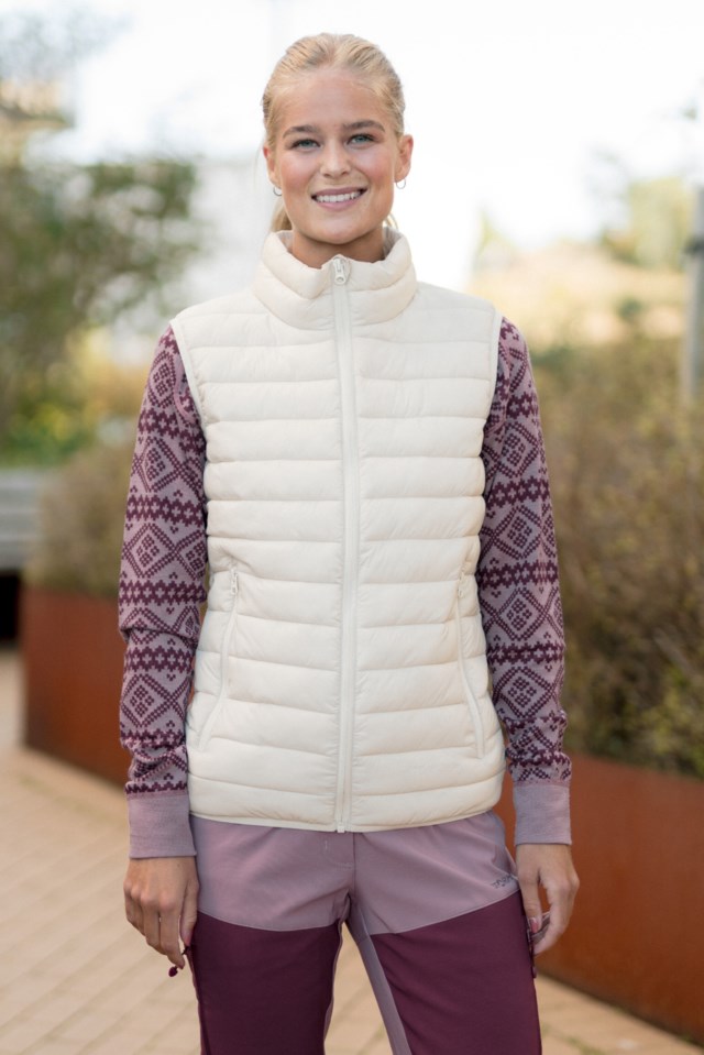 Folgelia vest Beige Dame - 1