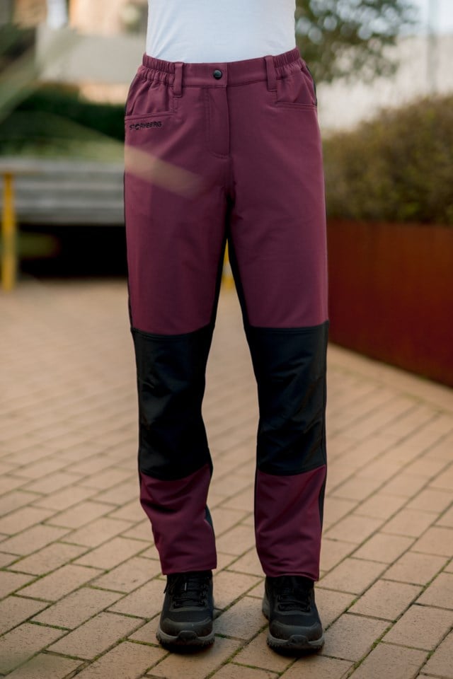 Fjellfonna fôret turbukse Black|Red Dame - 1