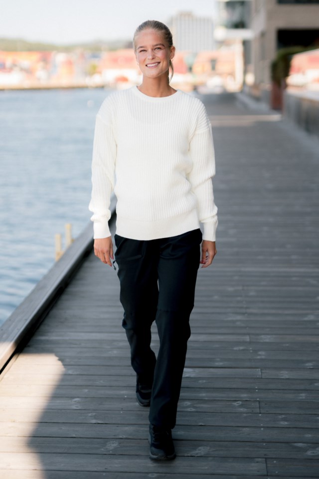 Bondalen strikkegenser White Dame - 1