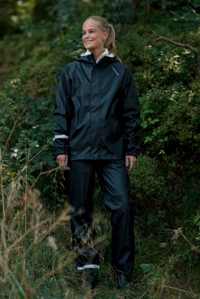 Regndag regnbukse unisex Jet Black - 1