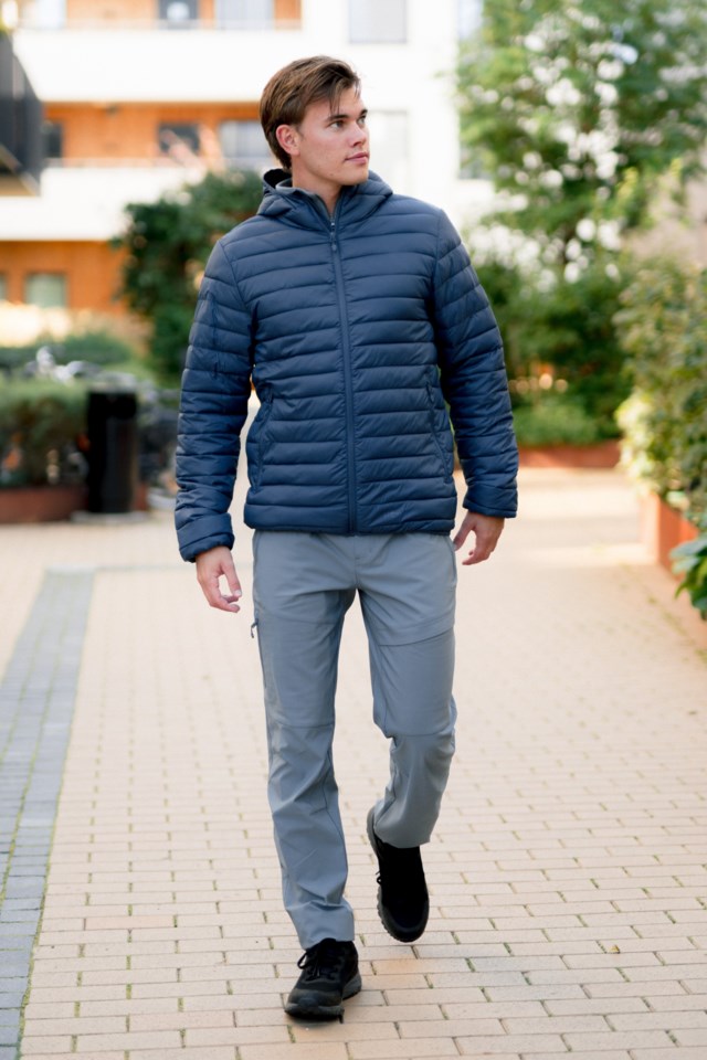 Folgelia jakke m/ hette Blue Herre - 1