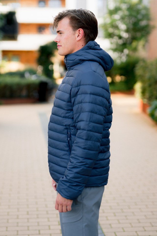 Folgelia jakke m/ hette Blue Herre - 1