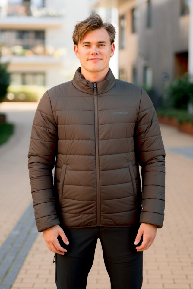 Strimberg vattert jakke Brown Herre - 1