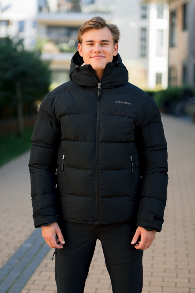 Vinterberg vattert jakke Jet Black - 1