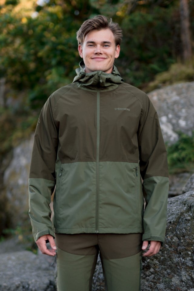 Sognefjord fôret skalljakke Green Herre - 1