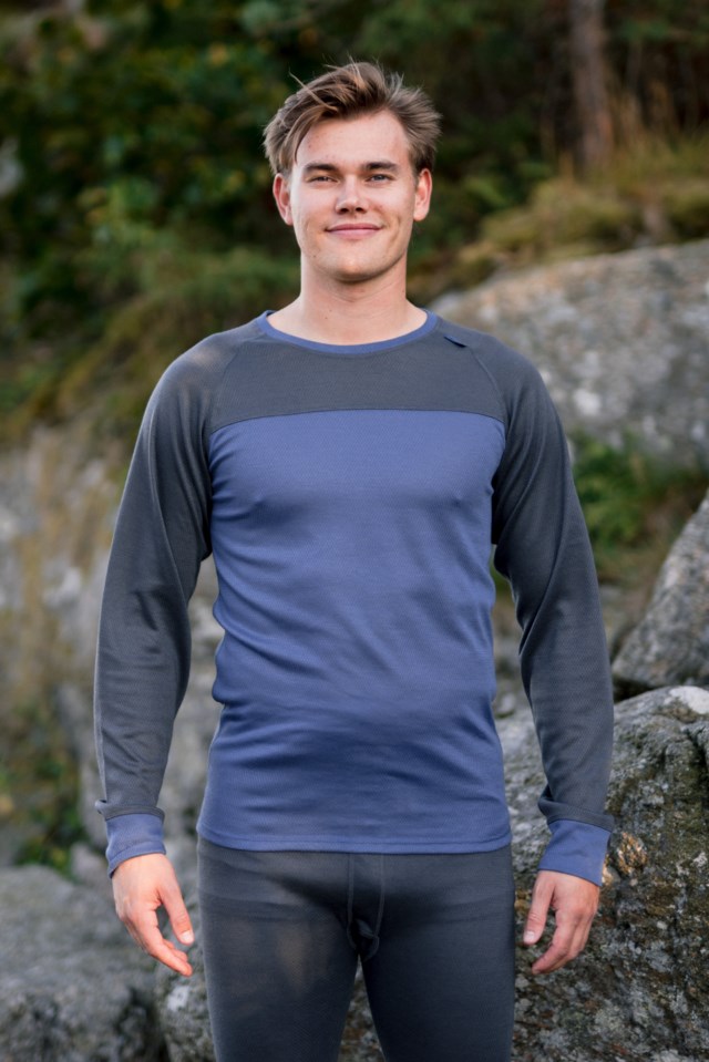 Galdhøpiggen 2-lags trøye Blue Herre - 1