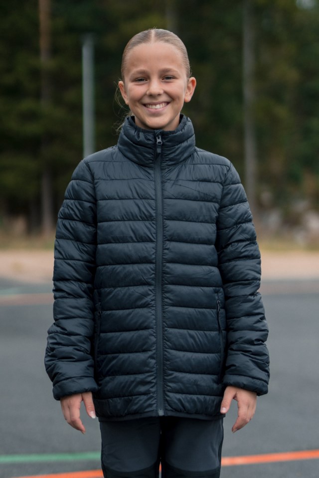 Folgelia jakke barn 8-14 Black Barn - 1