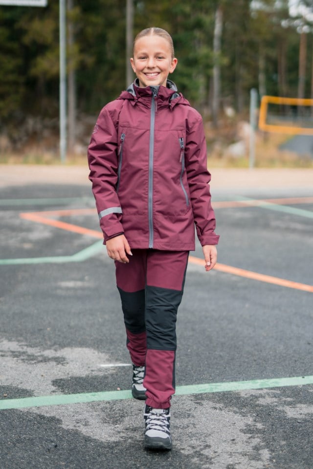 Froland vanntett skalljakke barn 8-14 Red Barn - 1