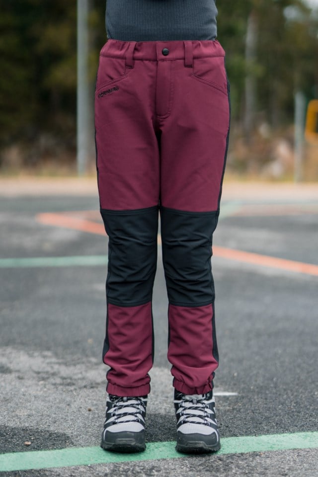 Fjellfonna fôret turbukse barn 8-14 Black|Red Barn - 1