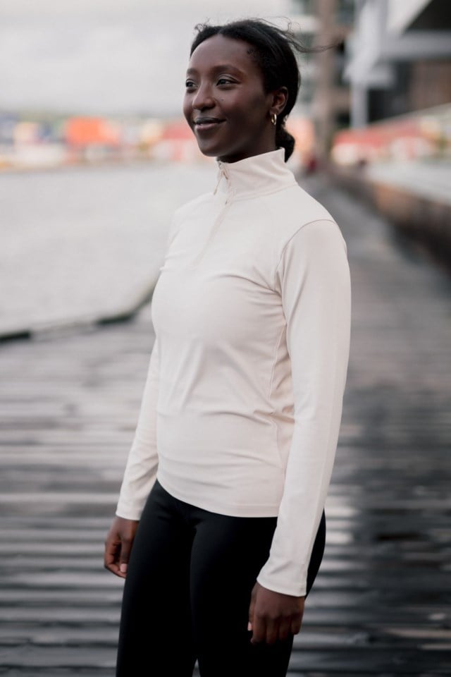 Sørmarka teknisk genser Beige Dame - 1