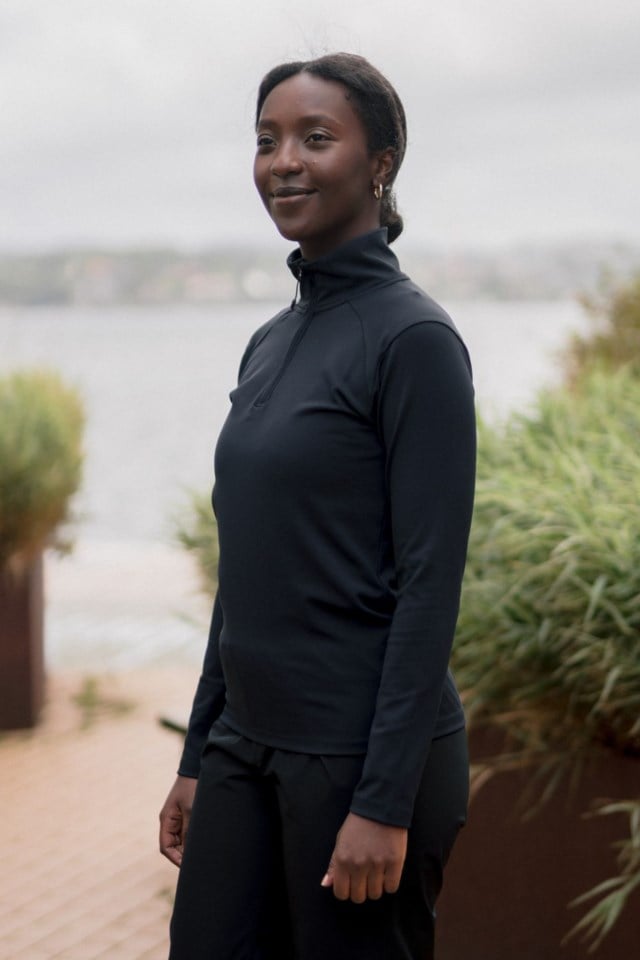 Sørmarka teknisk genser Black Dame - 1