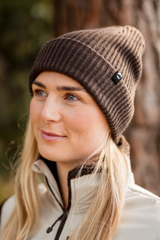 Voss Thinsulate strikkelue Brown Unisex - 1
