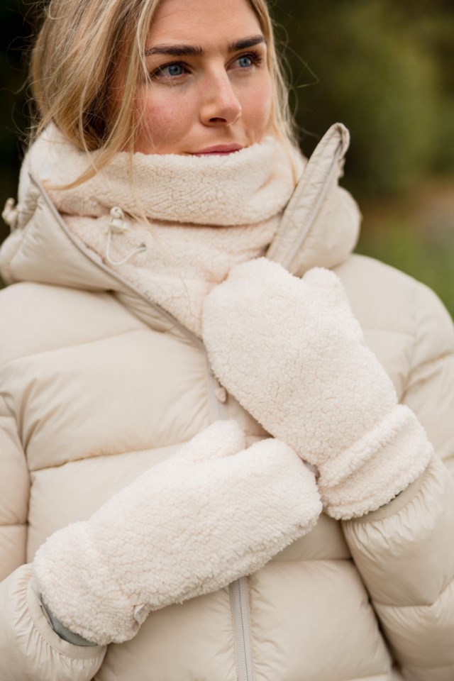 Sirdal sherpa votter White Unisex - 1