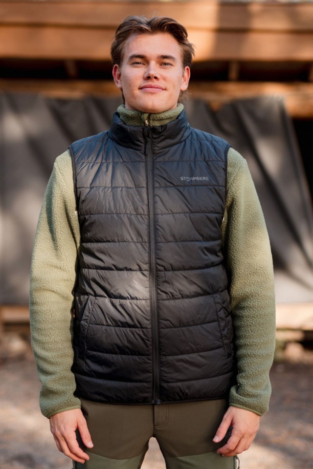 Strimberg vattert vest Black Herre - 1