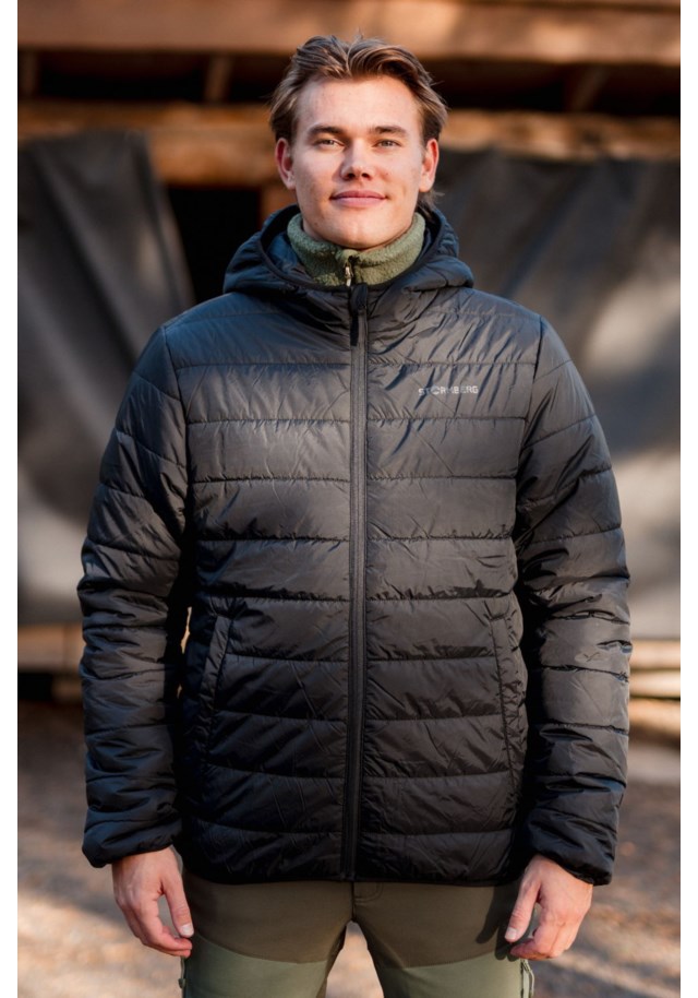 stormberg Strimberg vattert jakke m/ hette herre