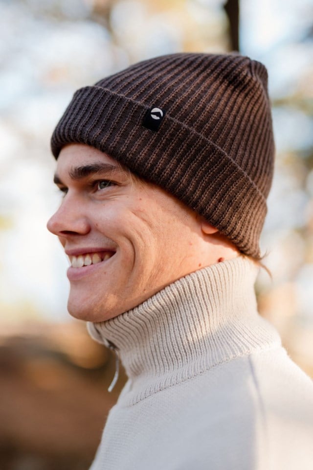 Voss Thinsulate strikkelue Brown Unisex - 1