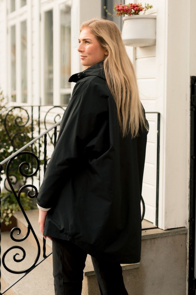 Vadsø fôret skallparkas Black Dame - 1