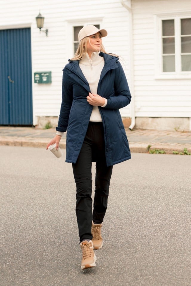 Hegdehaug vattert parkas Blue Dame - 1