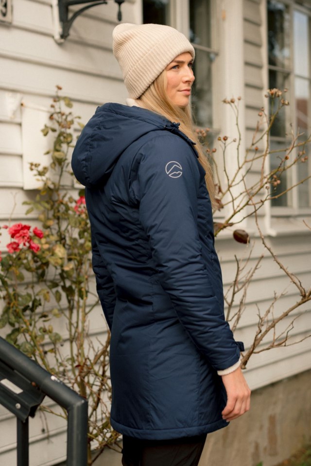 Hegdehaug vattert parkas Blue Dame - 1