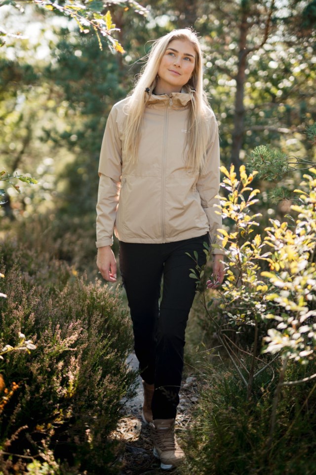 Lærdal fôret skalljakke Beige Dame - 1