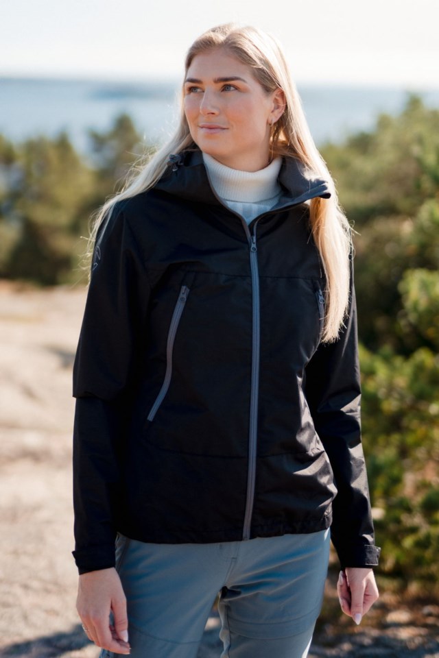 Froland skalljakke dame Black Dame - 1