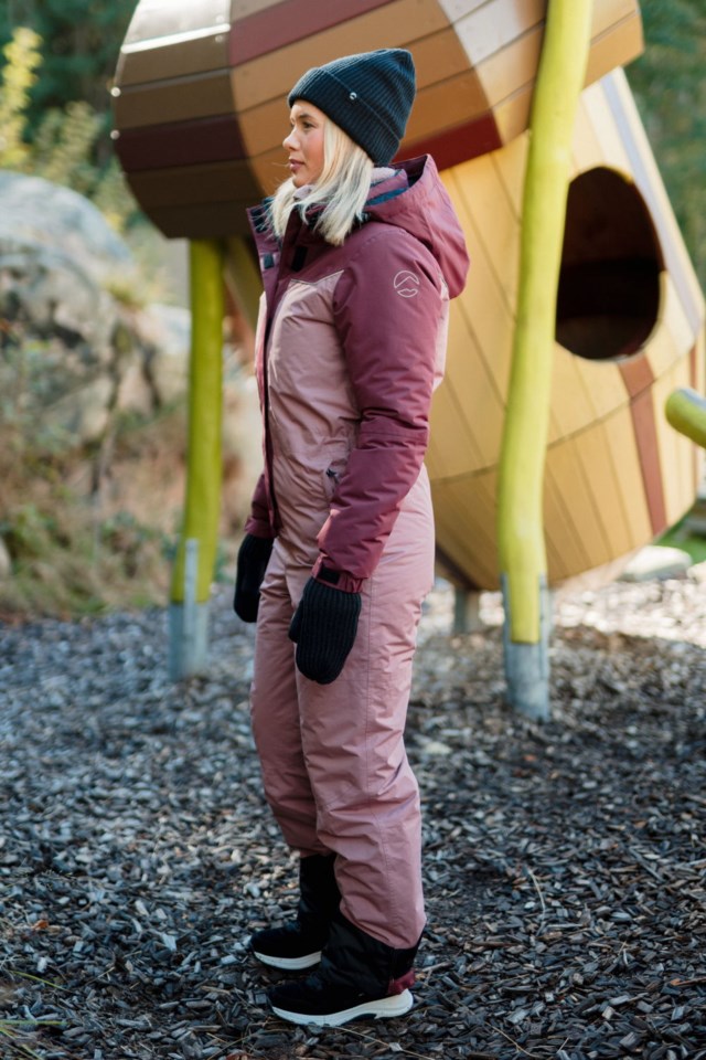 Ute resirkulert vinterdress Pink Dame - 1