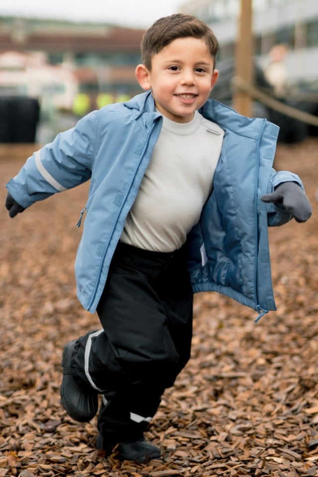 Geilo vattert bukse barn 1-7 Black Barn - 1