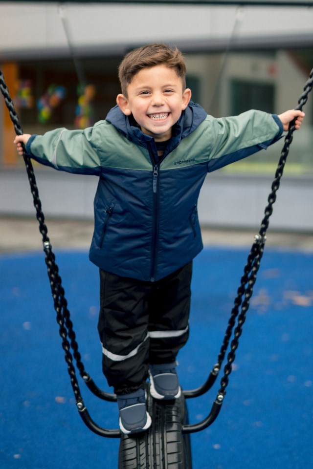 Kvitfjell vinterjakke barn 1-7 Blue|Green Barn - 1