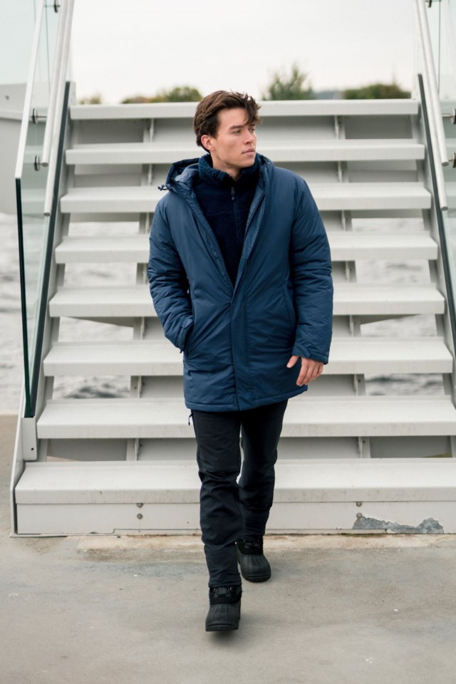 Hegdehaug vattert parkas Blue Herre - 1