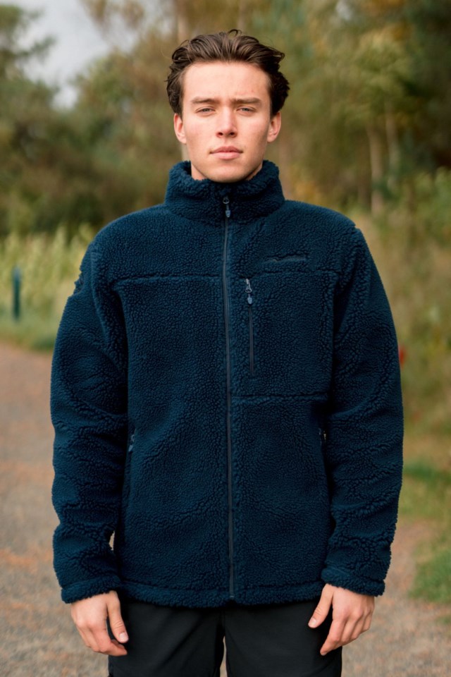 Ullnes sherpa ulljakke Blue Herre - 1