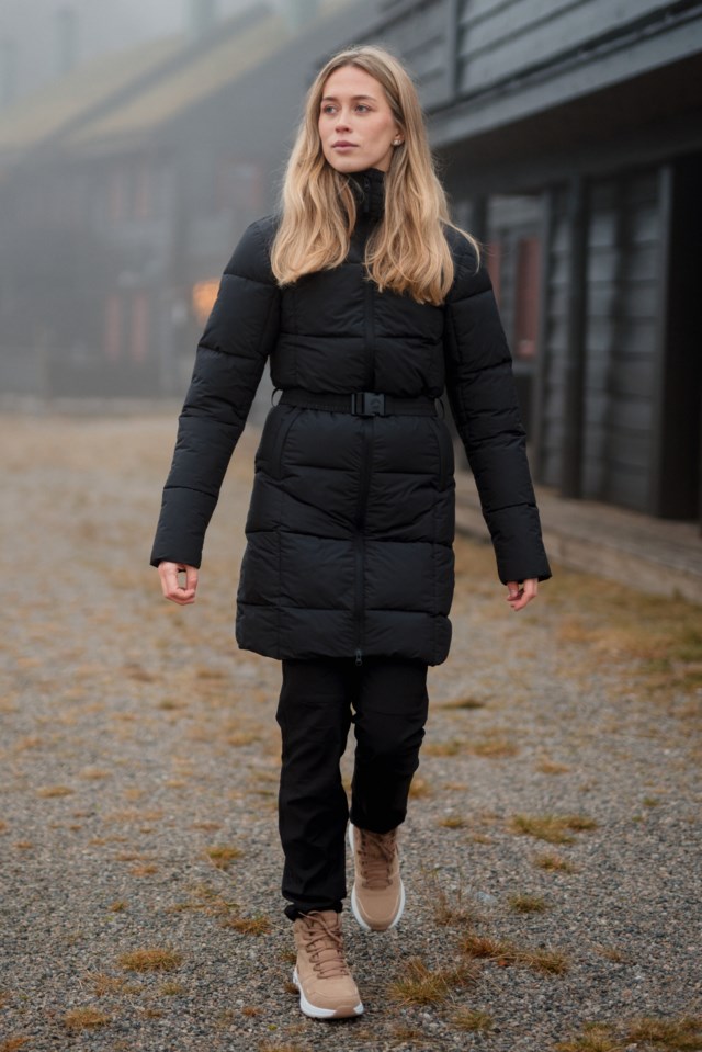 Vesttinden vattert parkas Black Dame - 1