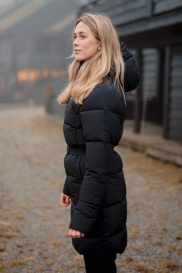 Vesttinden vattert parkas Black Dame - 1