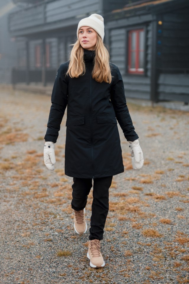 Vestfjorden vattert lettvekts skallparkas Black Dame - 1