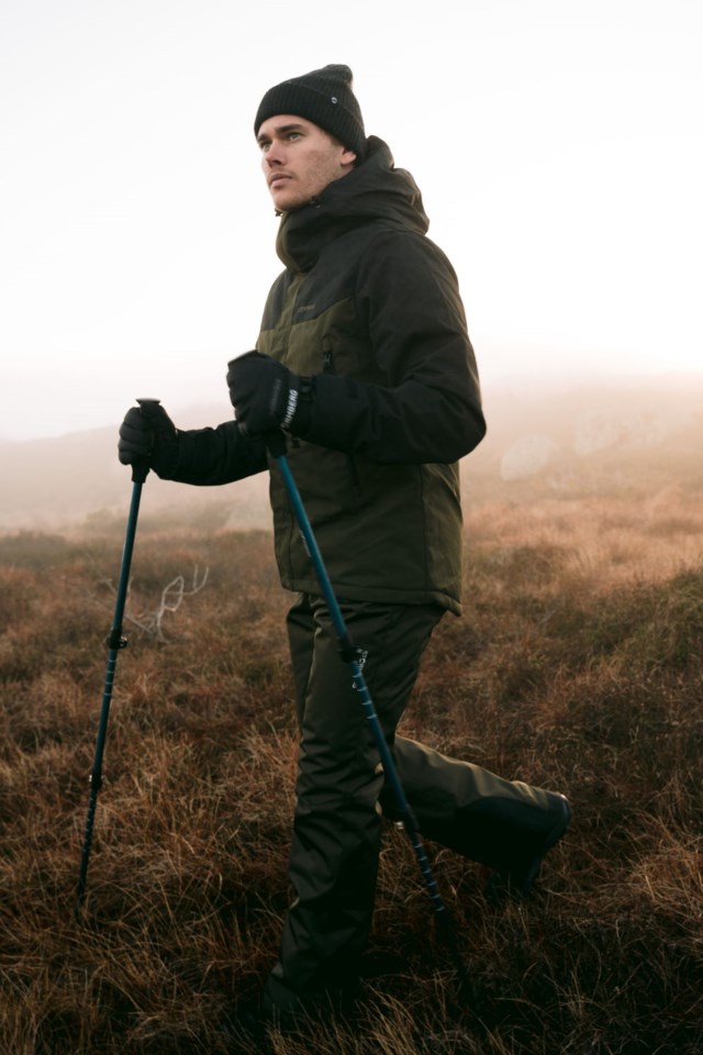 Flekkefjord teleskopgåstaver Blue Turutstyr - 1