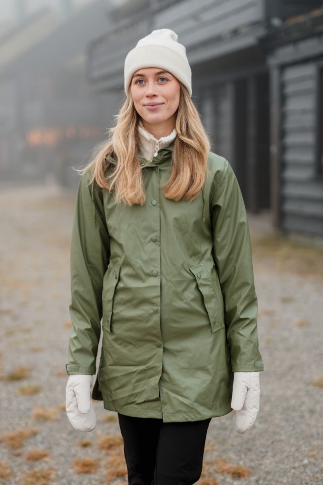 Nordsjø regnparkas Green Dame - 1