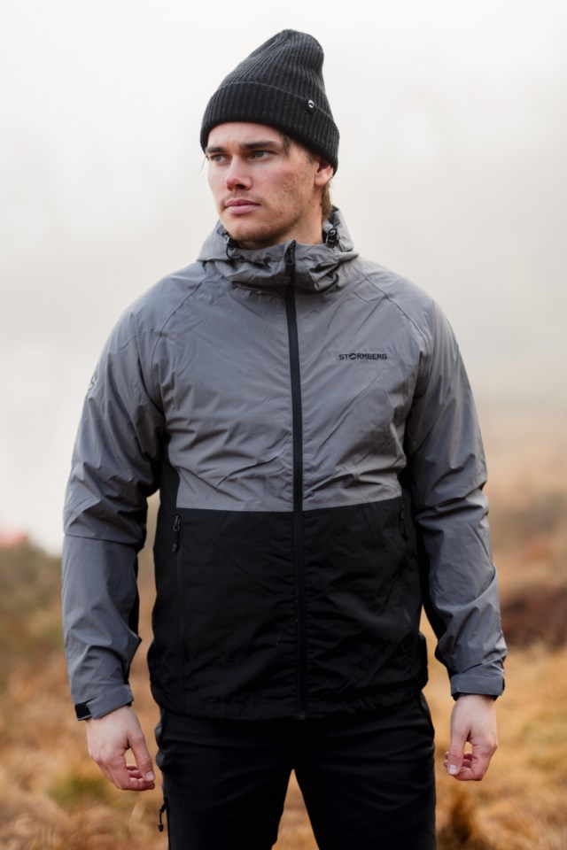Stryn skalljakke Black|Grey Herre - 1