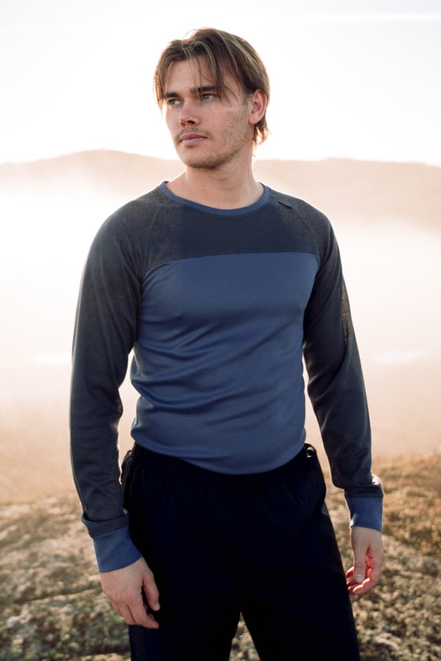 Galdhøpiggen 2-lags trøye Blue Herre - 1