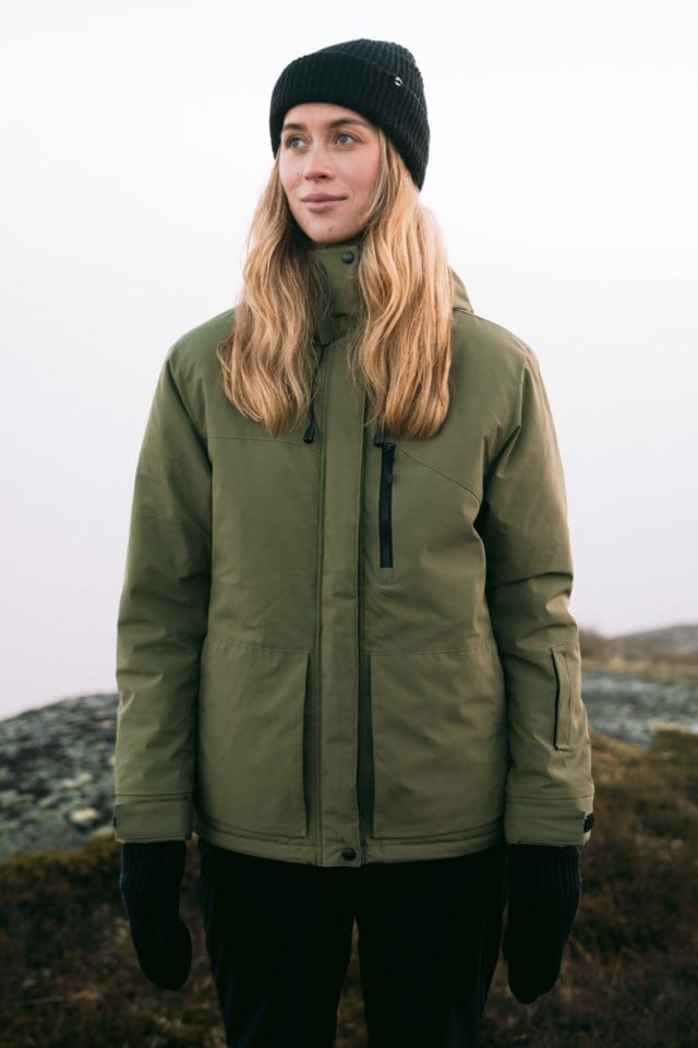 Hafjell vattert jakke Green Dame - 1