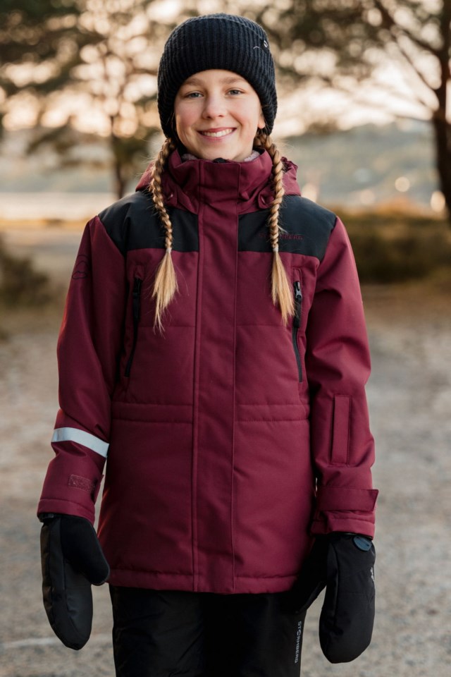 Geilo vattert jakke barn 8-14 Red Barn - 1