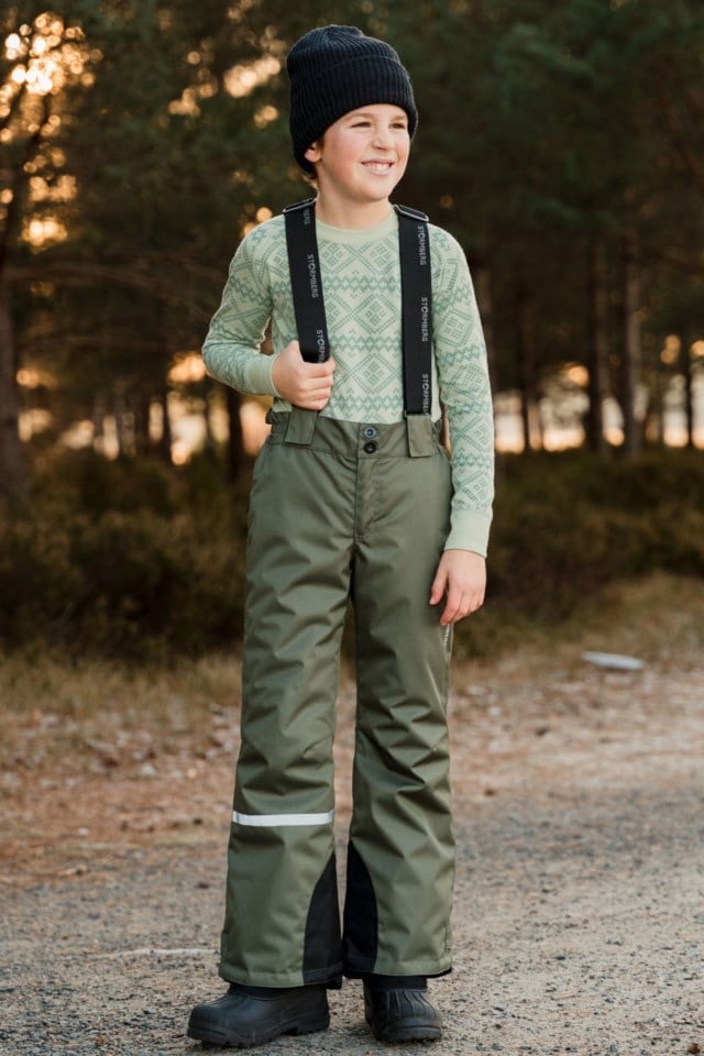 Geilo vattert selebukse barn 8-14 Green Barn - 1