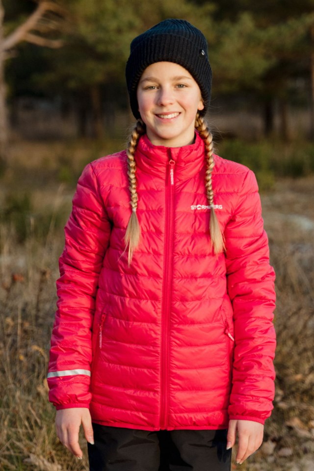 Folgefonna dunjakke barn 8-14 Pink Barn - 1