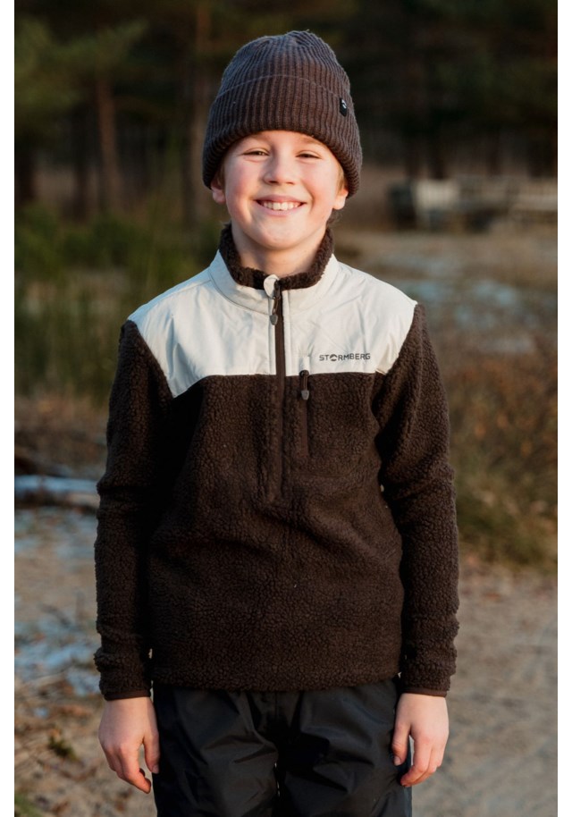 stormberg Åkrafjell Half Zip sherpagenser barn 8-14