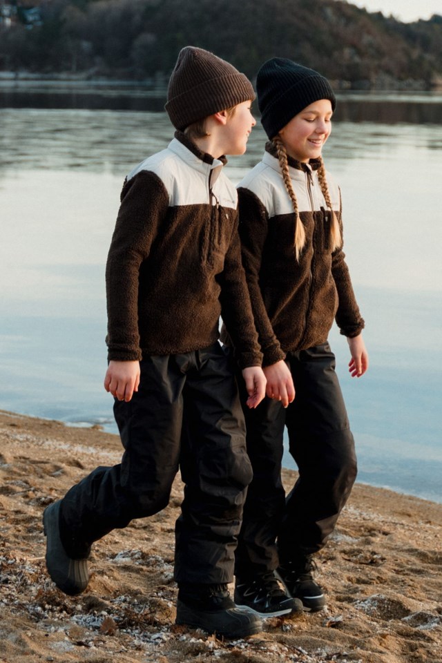 Nordbreen vanntett vinterbukse barn 8-14 Black Barn - 1