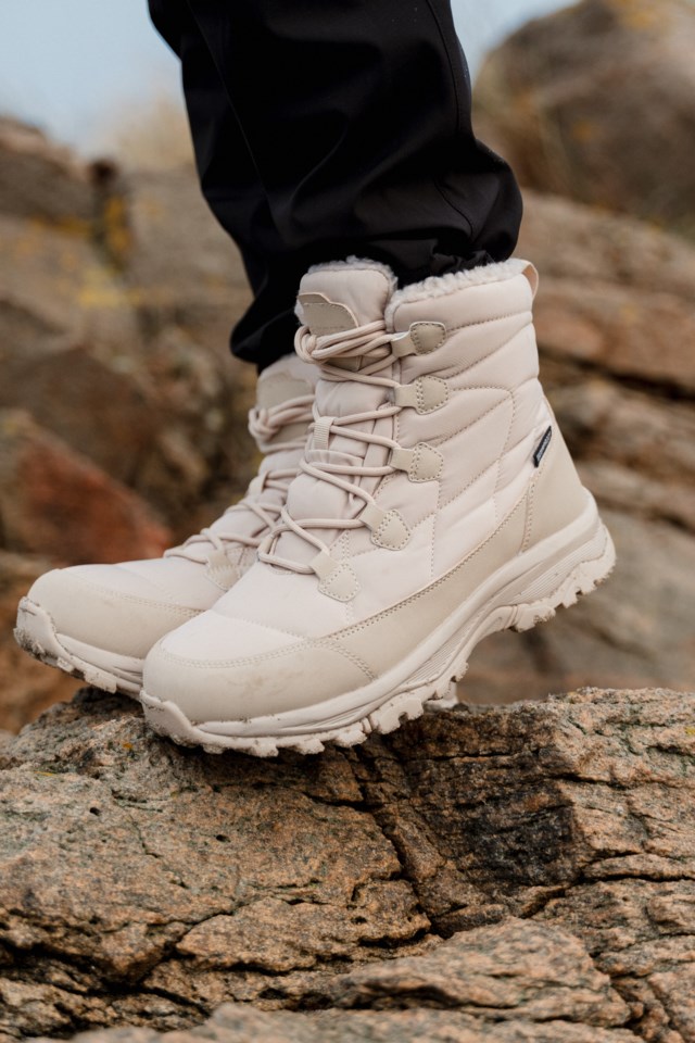 Grefsen vanntett vinterstøvel Beige Dame - 1