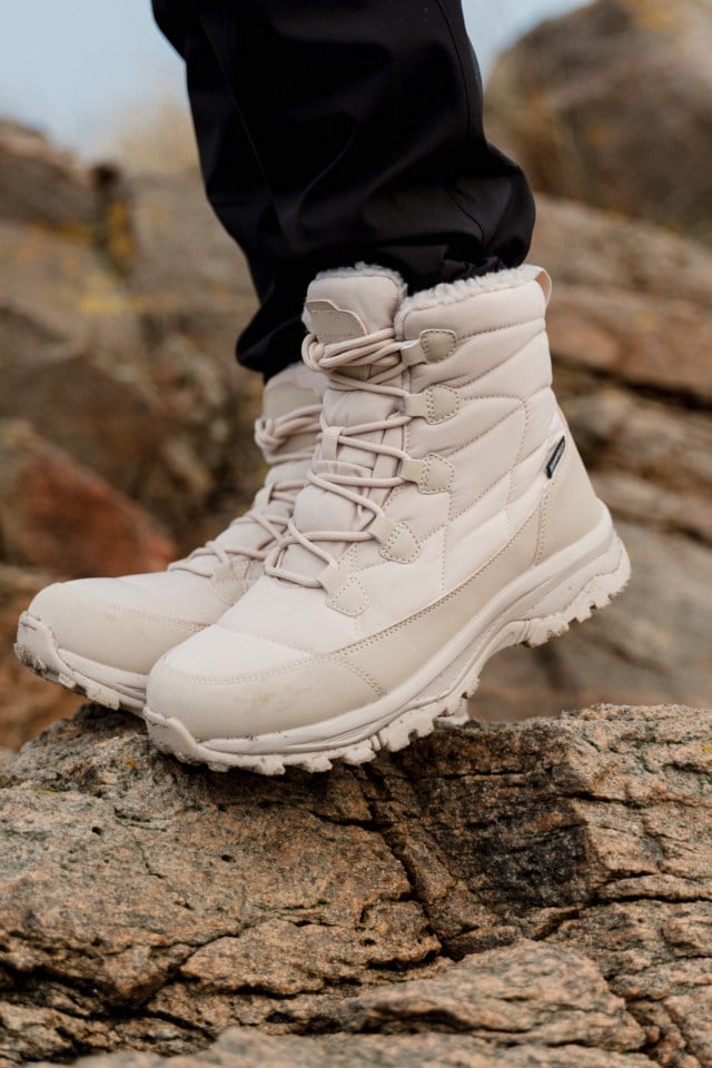 Grefsen vanntett vinterstøvel Beige Dame - 1