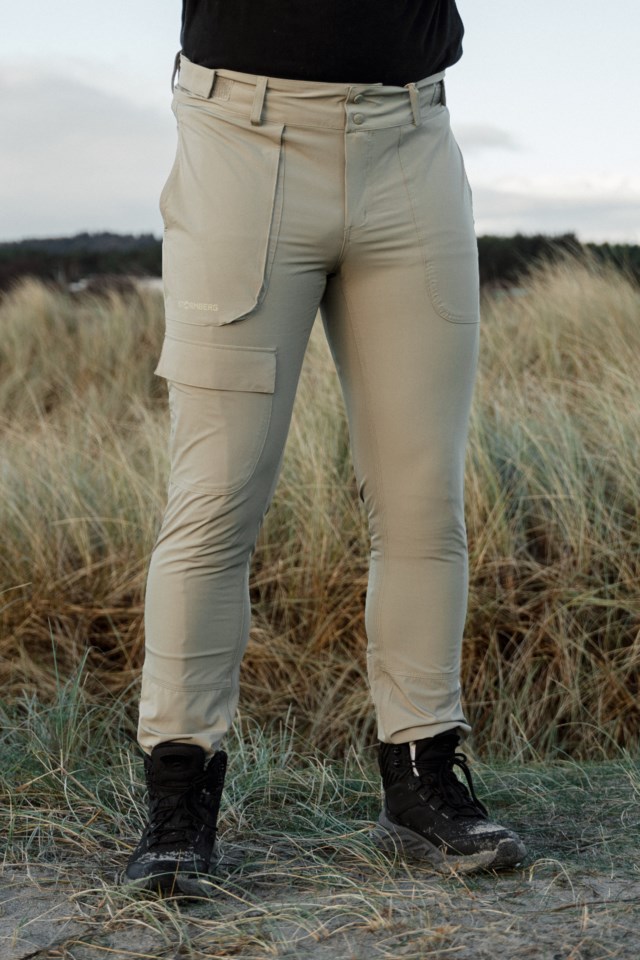 Husedalen stretch turbukse Beige Herre - 1