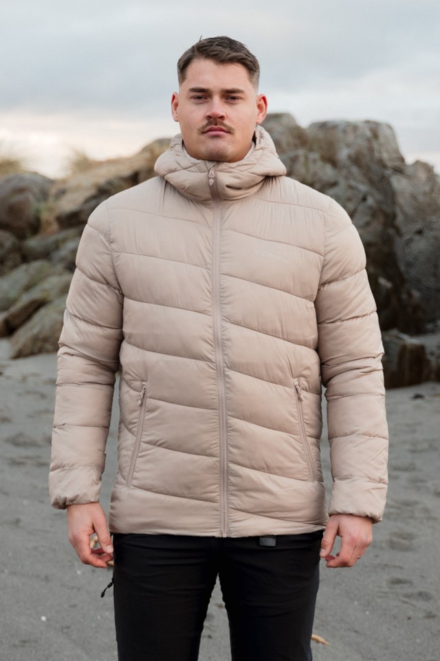 Nordisen vattert lettvekts jakke Beige Herre - 1