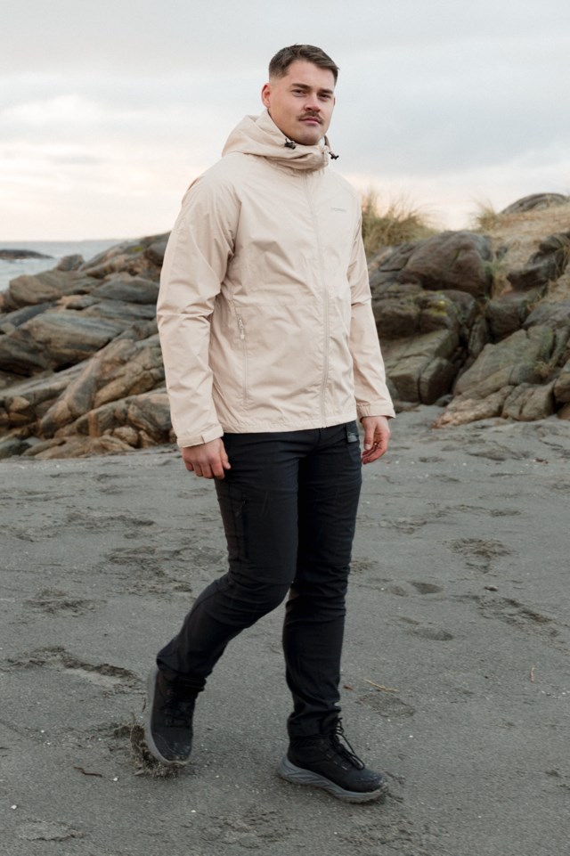 Lærdal fôret skalljakke Beige Herre - 1