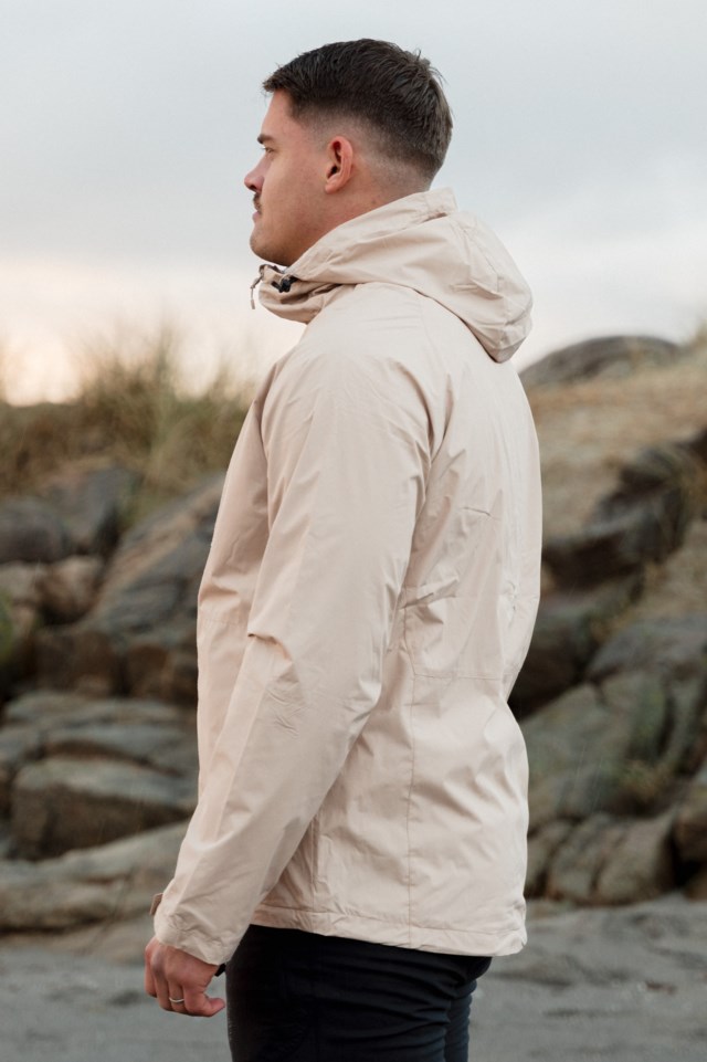 Lærdal fôret skalljakke Beige Herre - 1