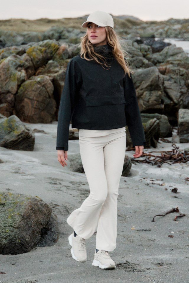 Svale tights med sleng Beige Dame - 1